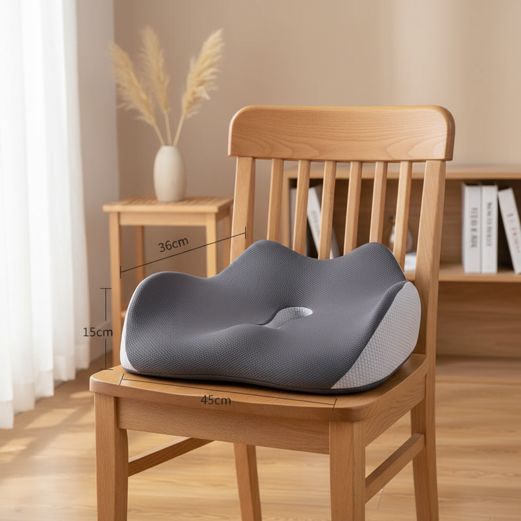 Coussin avec bonnes dimensions sur chaise